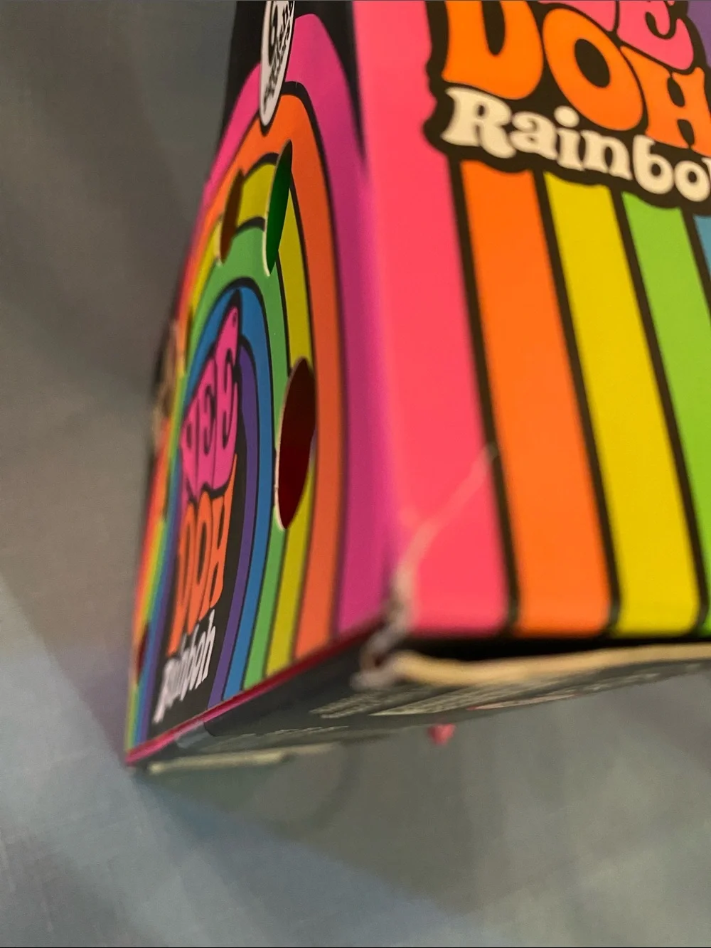 Rare NeeDoh Rainboh Rainbow Squeeze Toy Set - Multicolor / some box damage